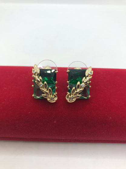 Boucles d'oreilles à tige en diamant américain