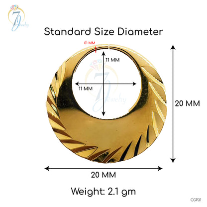 Boucles d'oreilles Nattiyan classiques et unies