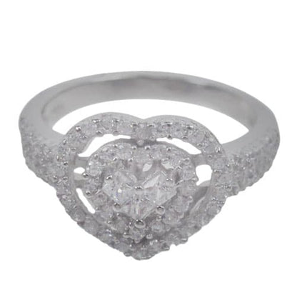 Bague cœur en argent sterling ❤️