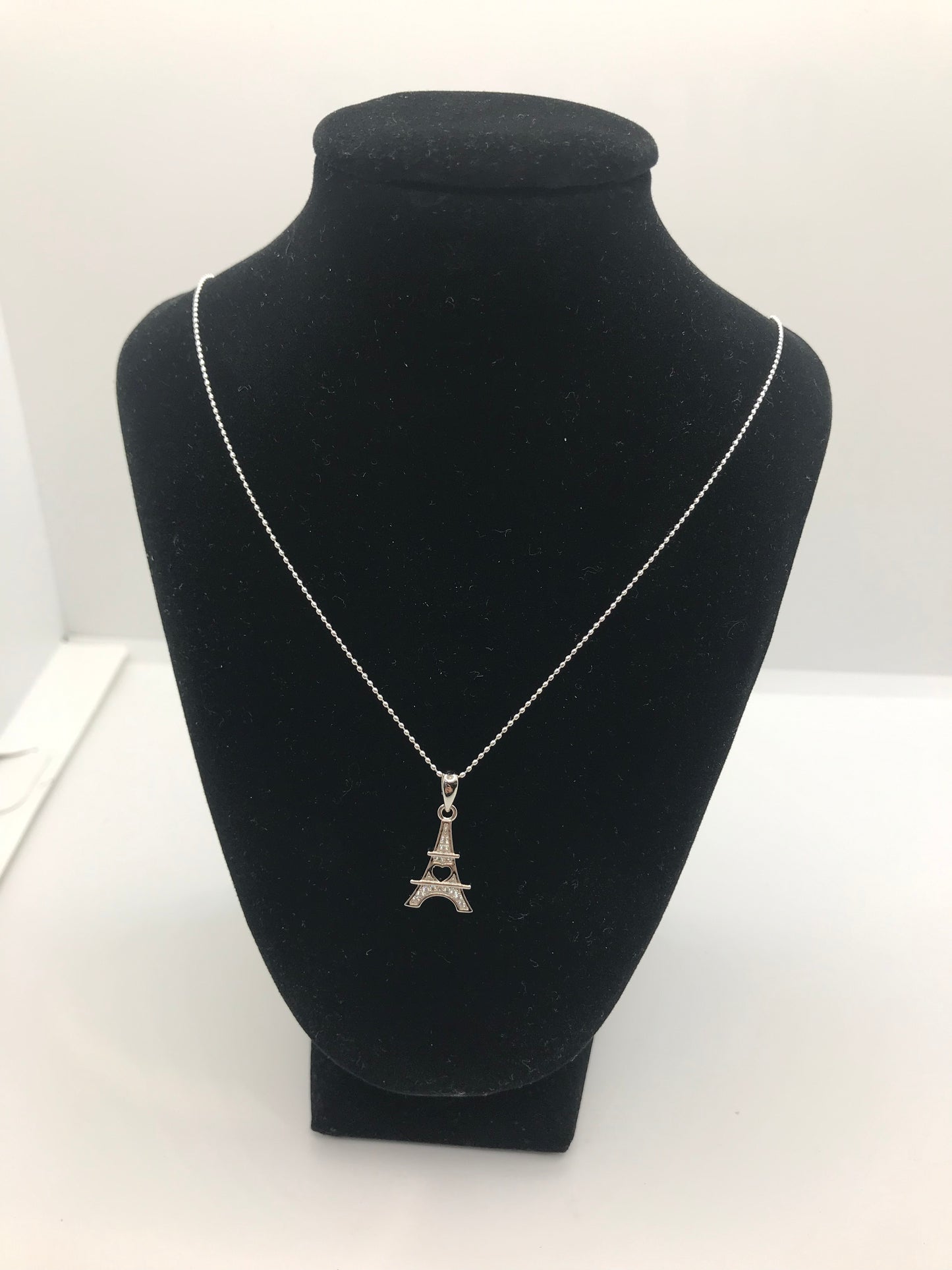 925 ਸਟਰਲਿੰਗ ਸਿਲਵਰ ਆਈਫਲ ਟਾਵਰ ਹਾਰ