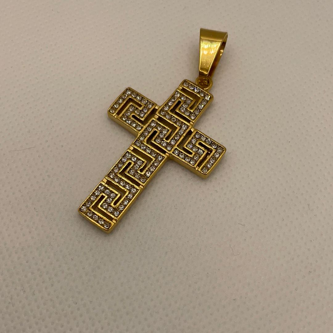 ਫੈਸ਼ਨੇਬਲ ਸੋਨੇ ਦੀ ਪਲੇਟ ਵਾਲੇ ਪੈਂਡੈਂਟ।