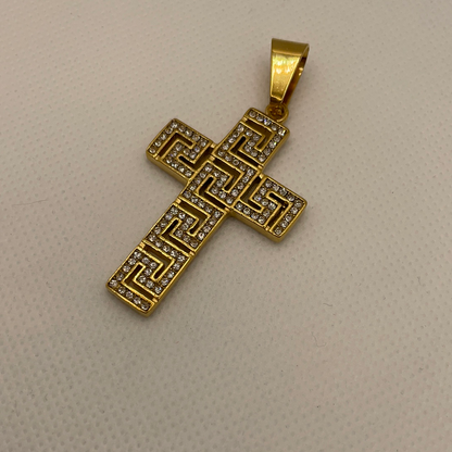 ਫੈਸ਼ਨੇਬਲ ਸੋਨੇ ਦੀ ਪਲੇਟ ਵਾਲੇ ਪੈਂਡੈਂਟ।