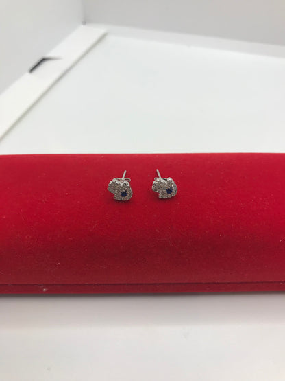 Boucles d'oreilles Hamsa en argent sterling 925