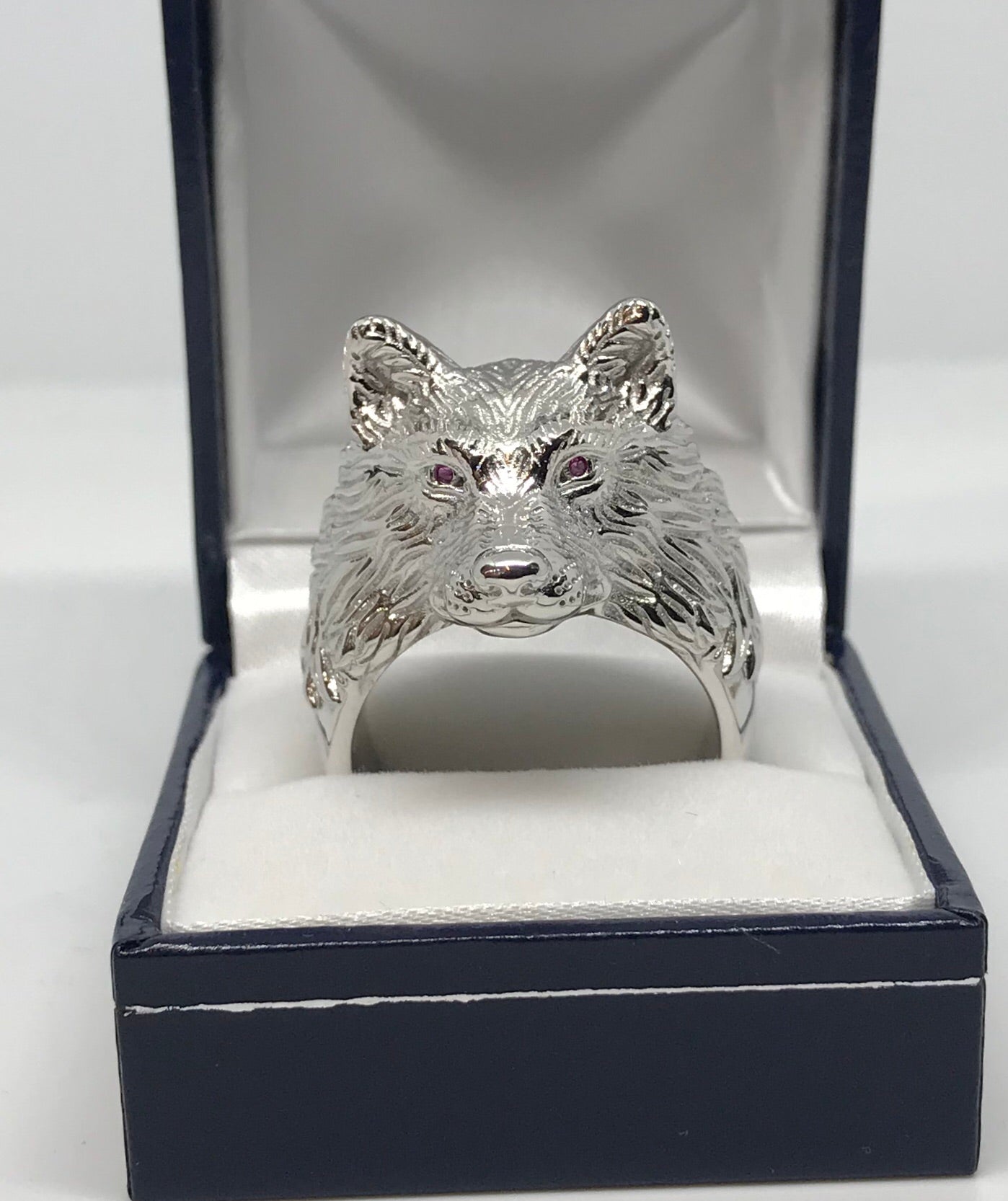 925 sterling silver wolf ring! - 7Jewelry