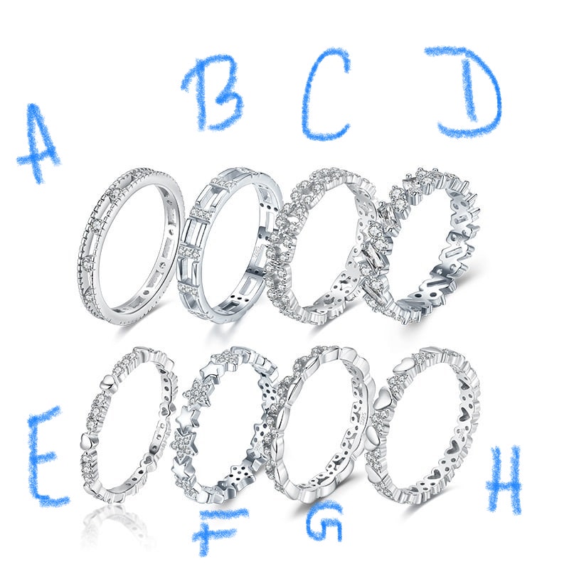 Bagues en argent sterling