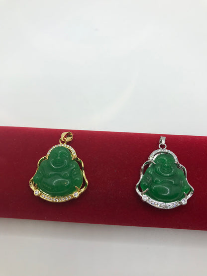 Pendentifs Bouddha en jade véritable