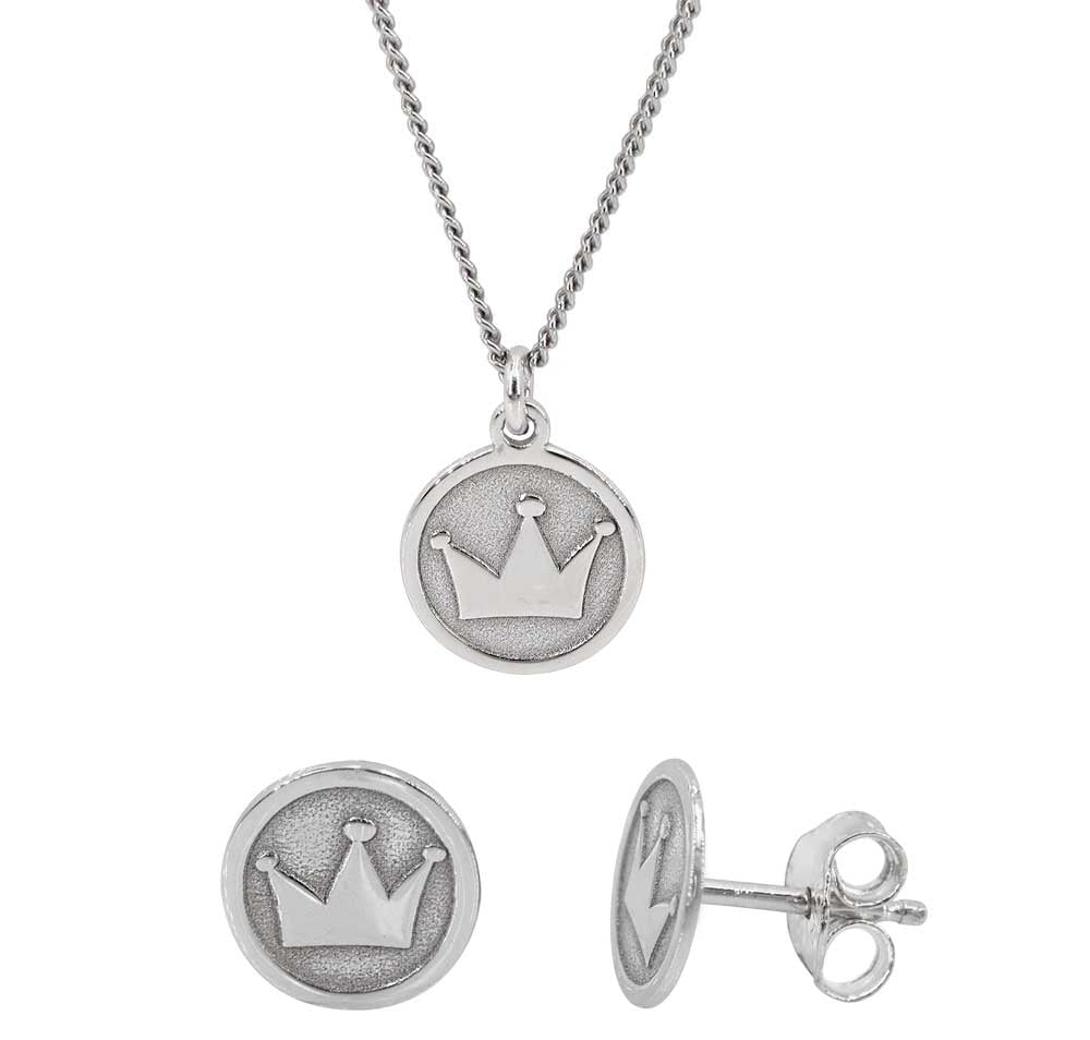 Ensemble de couronnes en argent véritable