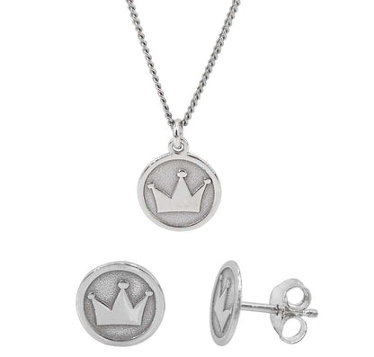 Ensemble de couronnes en argent véritable