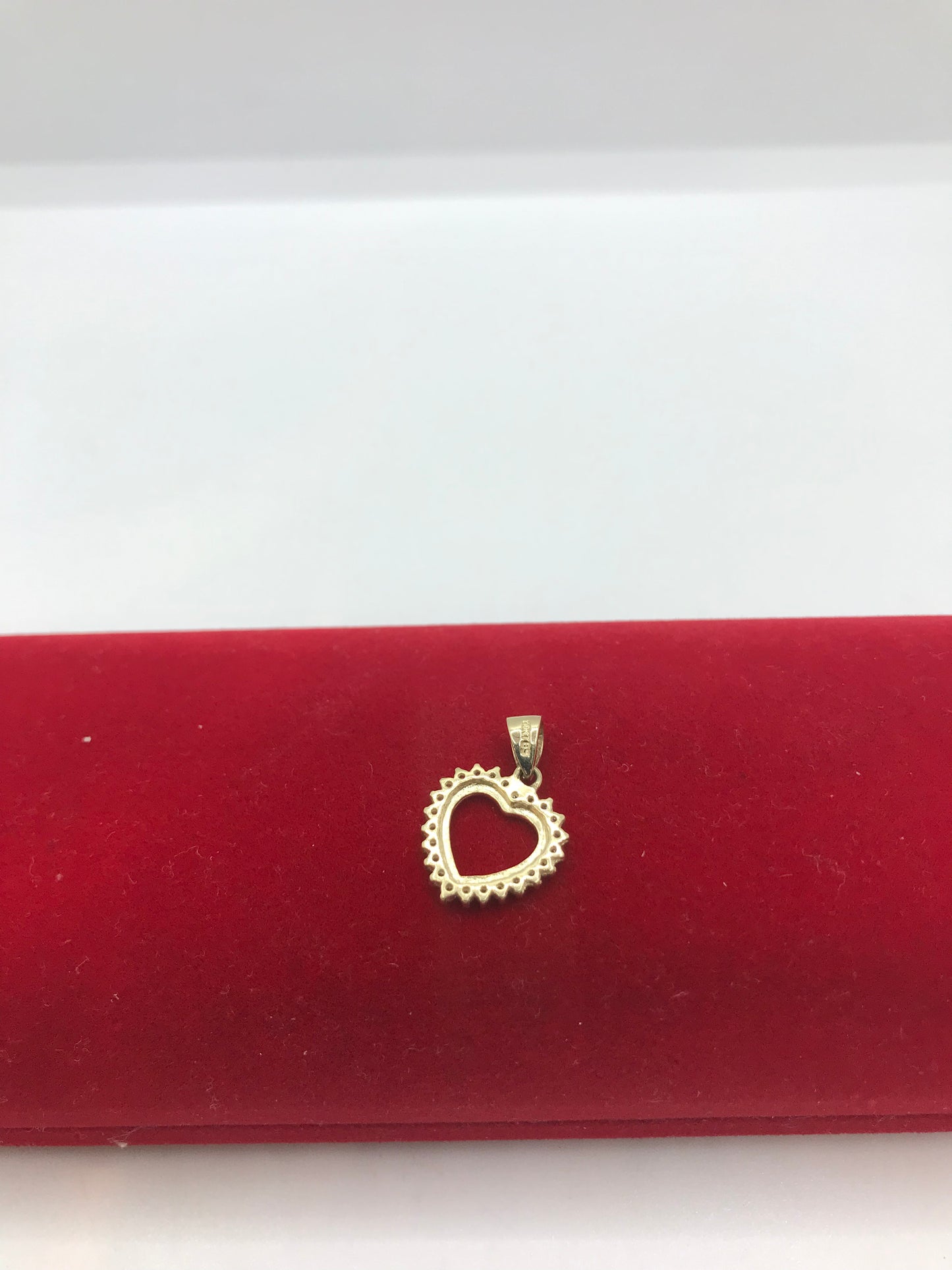 Pendentif coeur en or 10 carats