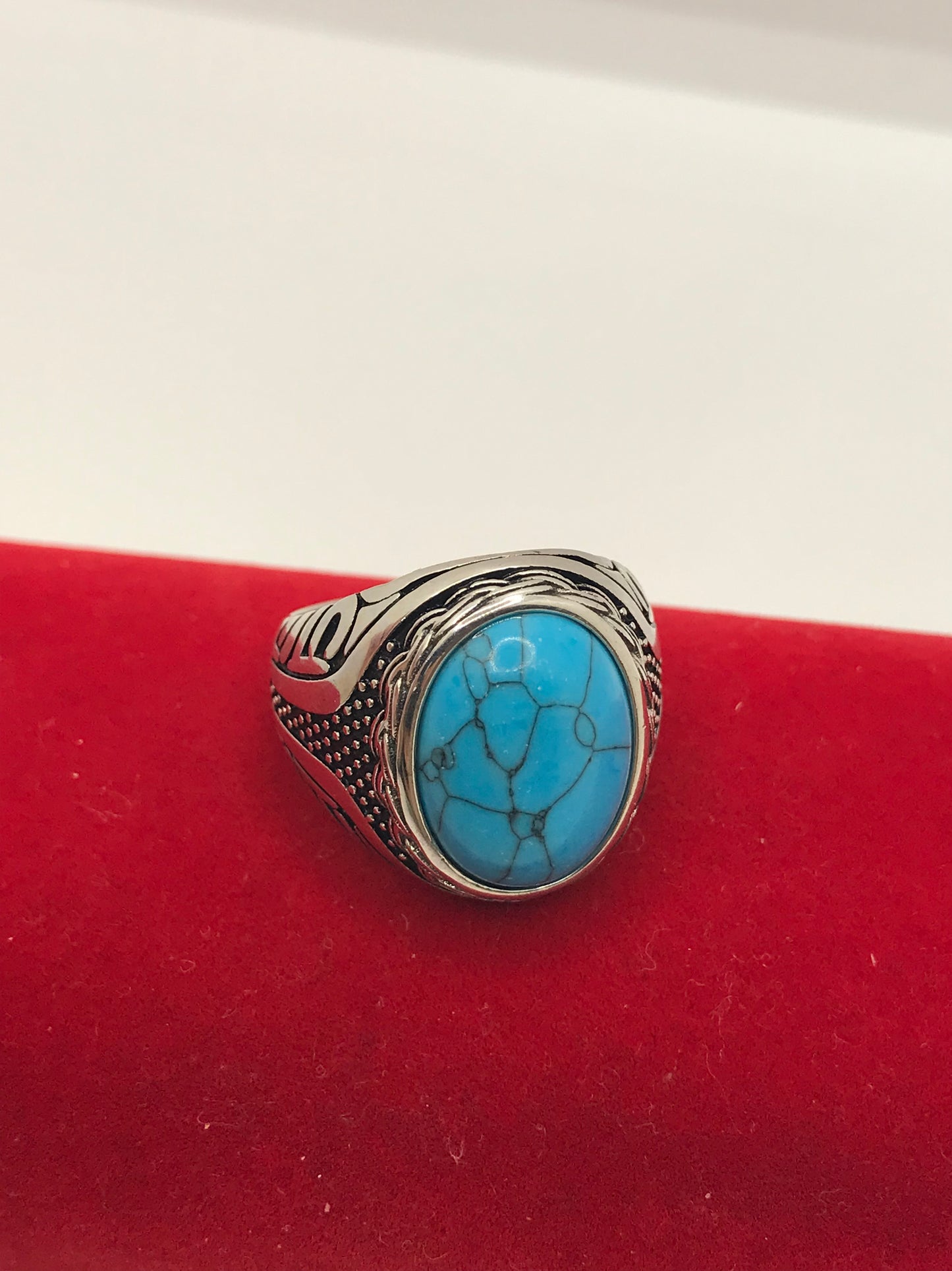 Sterling silver turquoise ring