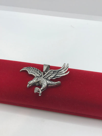 Pendentif aigle en acier inoxydable