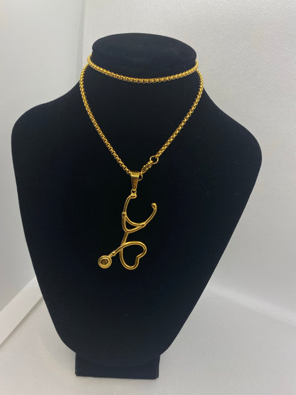 Stethoscope necklace