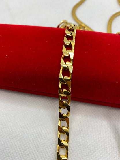 Chaînes plaquées or