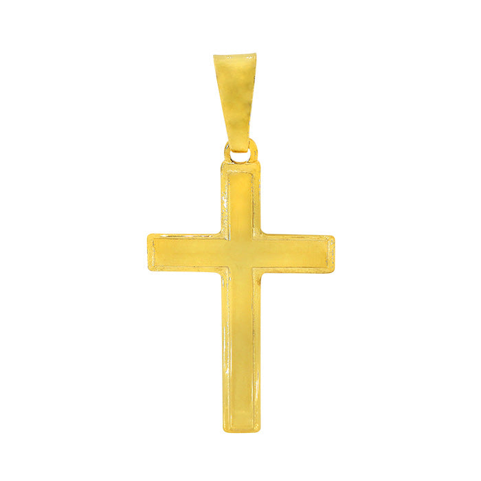 Sterling silver gold filled cross necklace